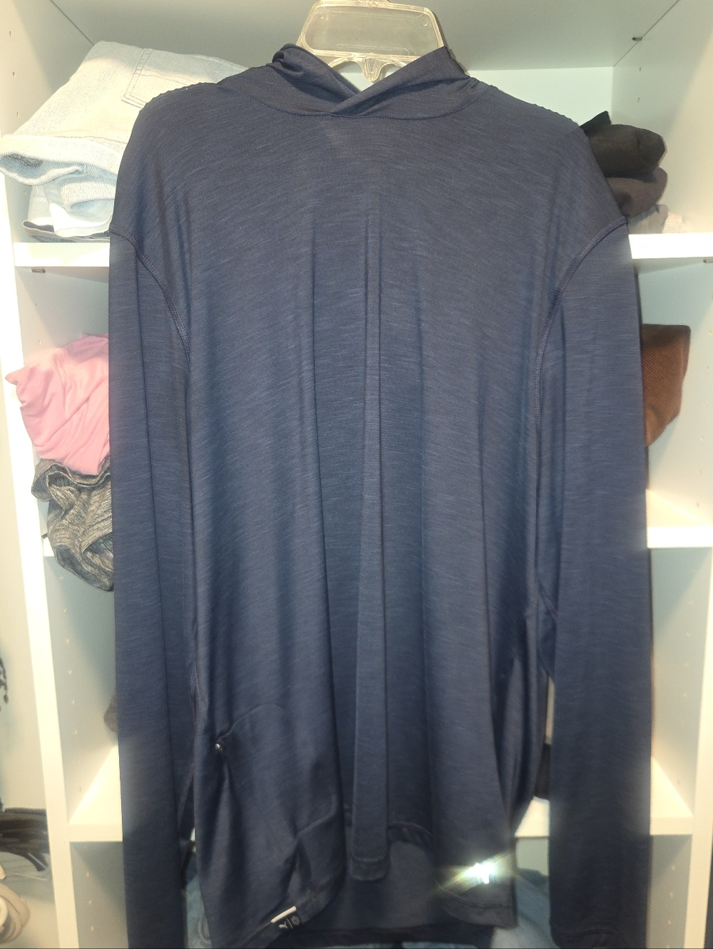 Puma Golf Navy Lightweight Hooded Pullover